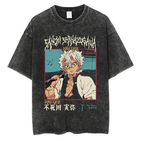 Summer Japanese Anime Print T-shirt (S-M-L)