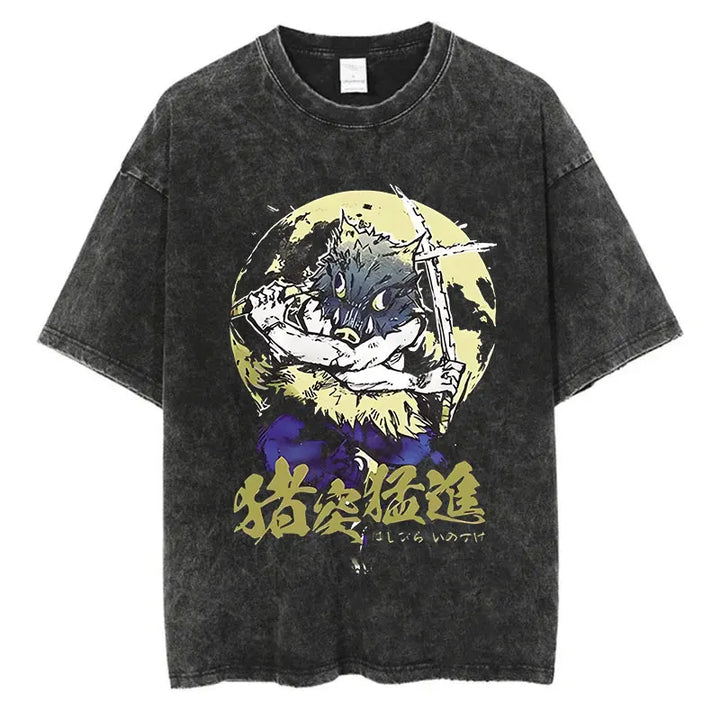 Summer Japanese Anime Print T-shirt (S-M-L)