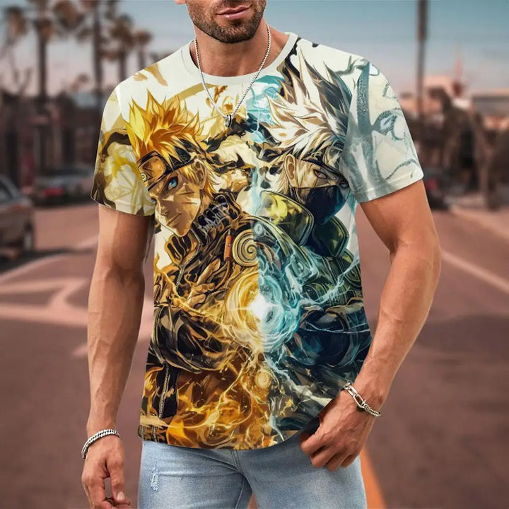 Naruto Japanese Anime 3D Prints T Shirt (S-M-L-XL)