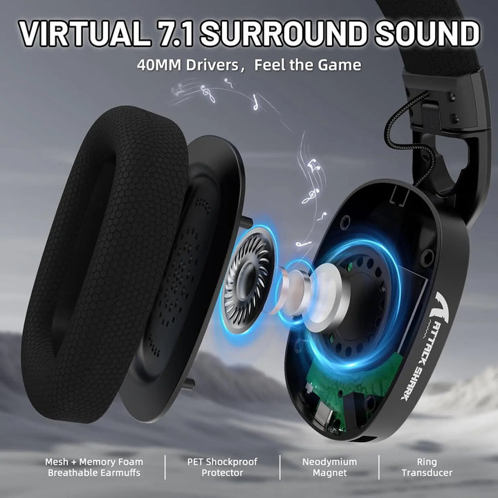 SHARK L90 Ultralight Wireless Gaming Headset