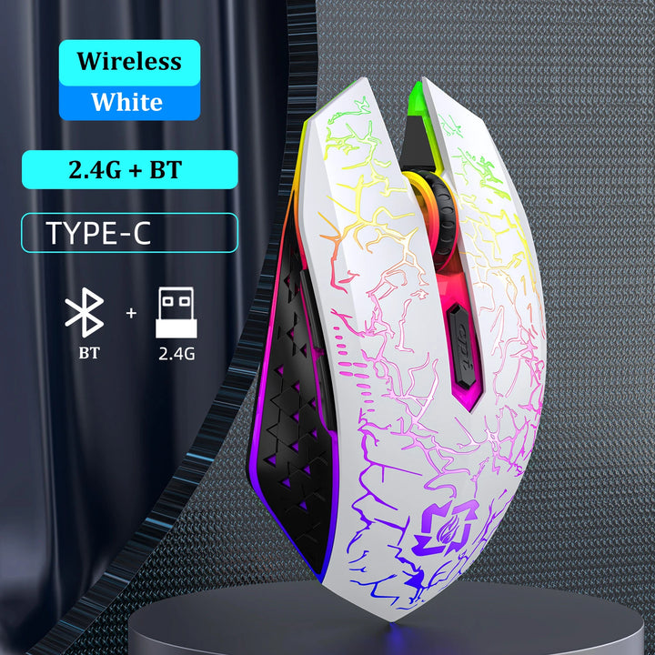 Bluetooth 5.2 Mouse RGB 2.4G Wireless