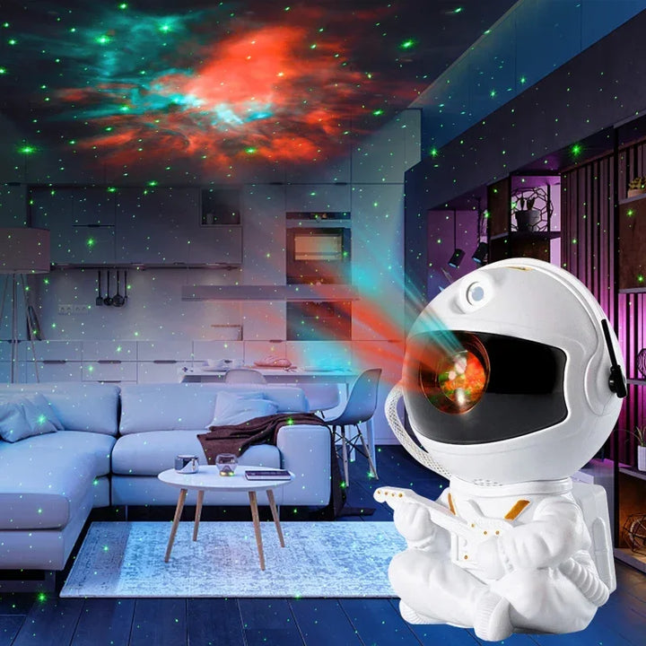 AstroGalaxy Star Projector Galaxy Night Light Astronaut Space