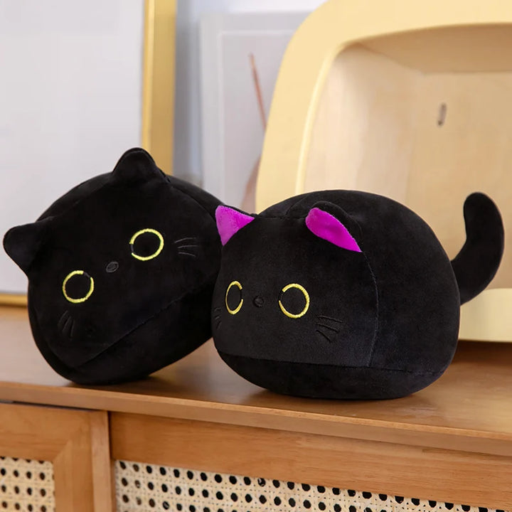 Kawaii Small Black Cat Plush Cartoon