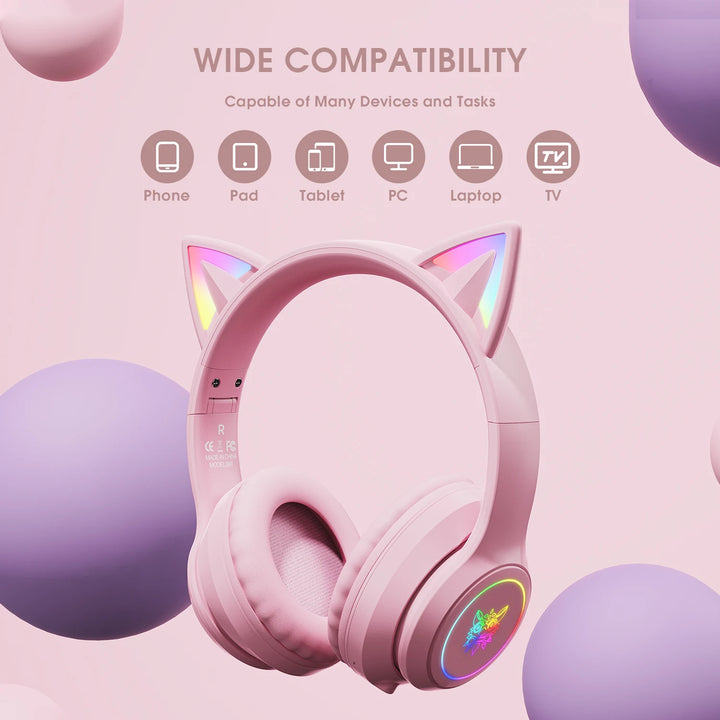 Gaming Headset Cat Ear