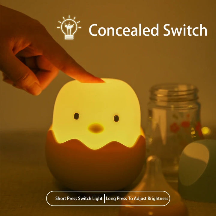 Eggshell Chicken Night Light Cartoon LED Light Bedroom