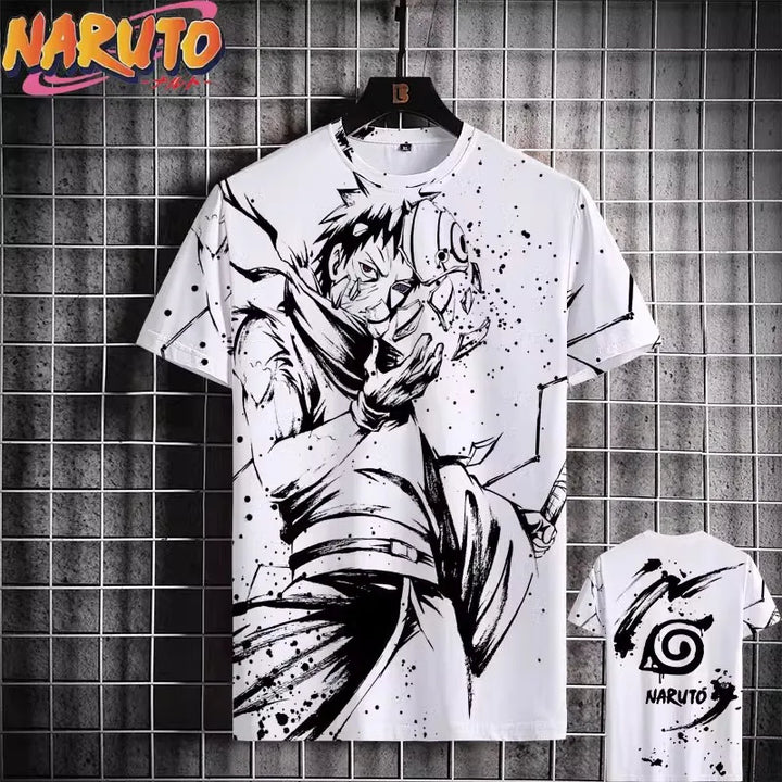 Naruto Japanese Anime 3D Prints T Shirt (2xl-3xl-4xl-5xl)