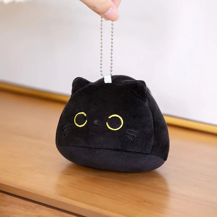 Kawaii Small Black Cat Plush Cartoon