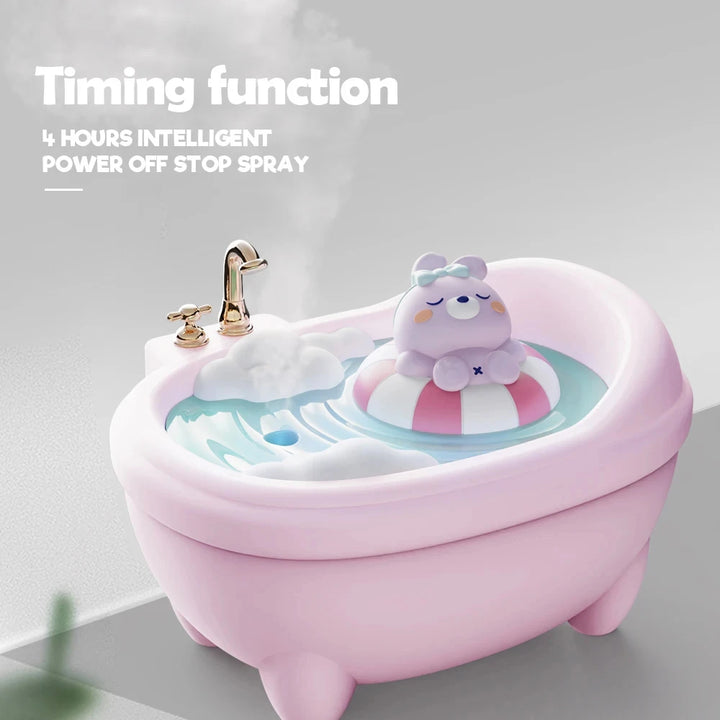 Cartoon Air Humidifier Colourful Lighting 340ML