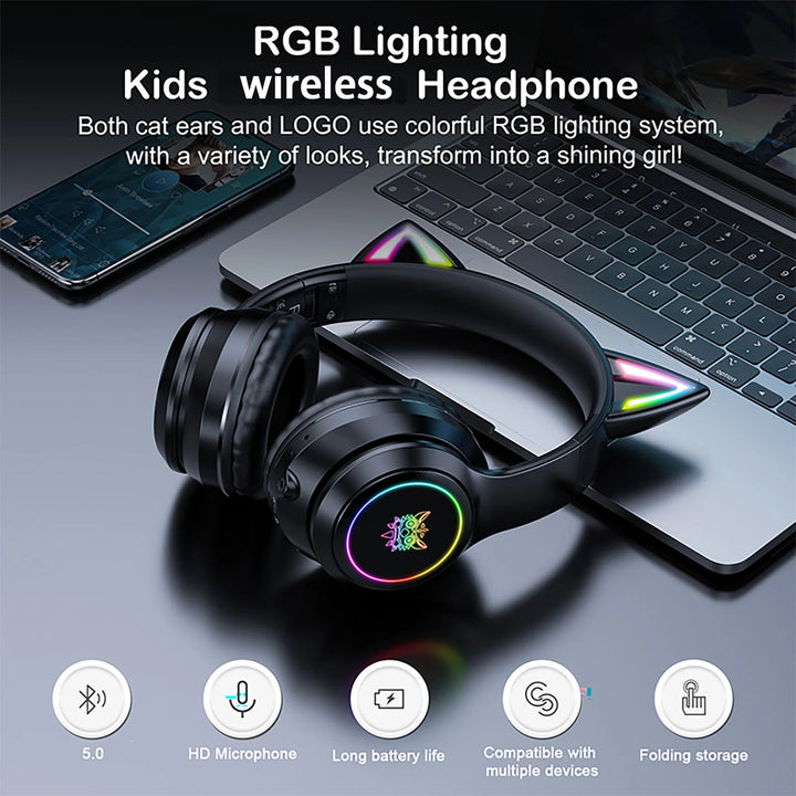Gaming Headset Cat Ear