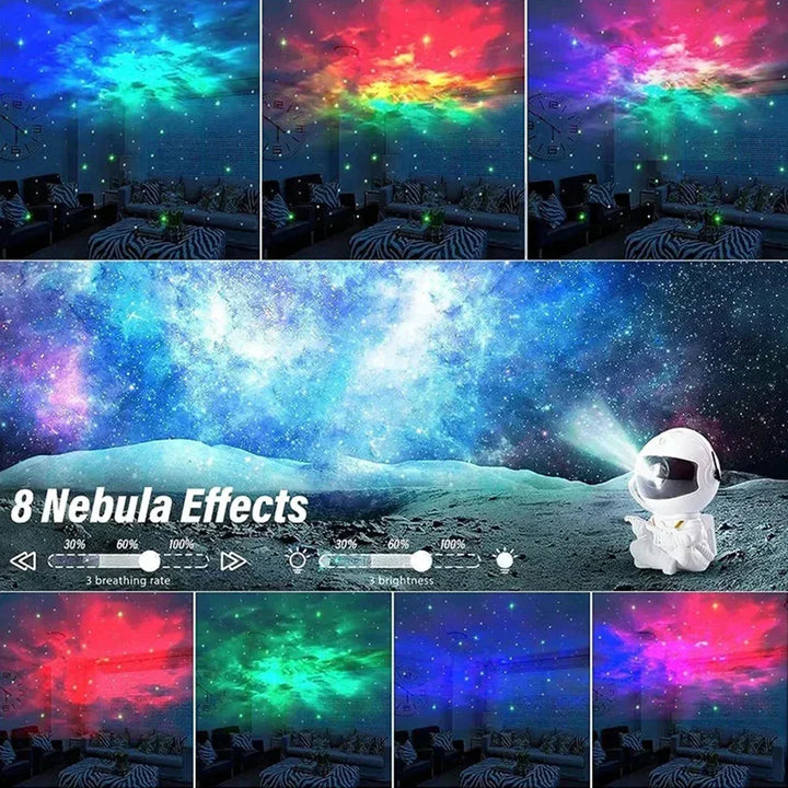 AstroGalaxy Star Projector Galaxy Night Light Astronaut Space