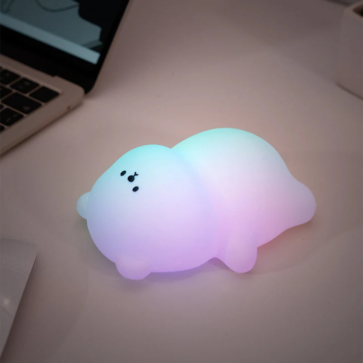 Panda LED Night Light Cute Silicone