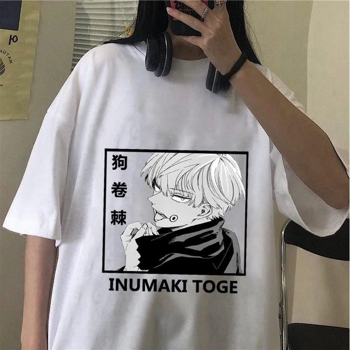 Inumaki Toge Printed Short Sleeve T Shirts