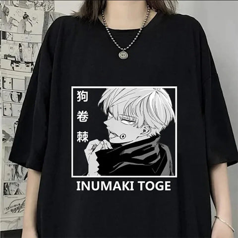 Inumaki Toge Printed Short Sleeve T Shirts