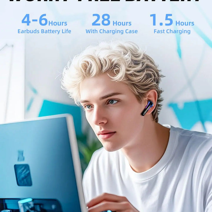T27 dual-mode cool RGB gaming headphones