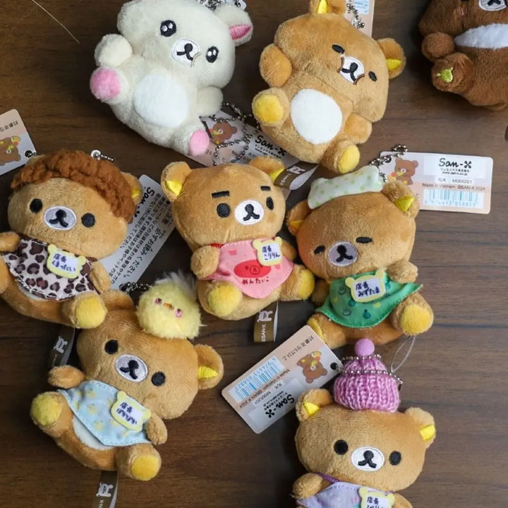 New Limited Series Rilakkuma Plush Pendant Cartoon Keychain